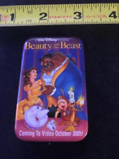 VINTAGE Disney Beauty and the Beast Promotional VHS Pin picture