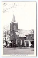 Postcard Brockway Pennsylvania PA St. Tobias Church picture
