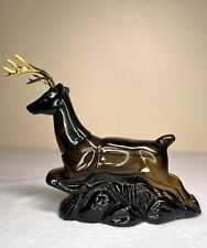 Vintage Avon Ten Point White Tail Buck Wild Country After Shave Bottle w/ Liquid picture