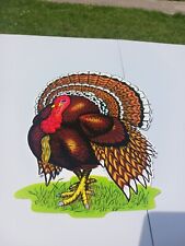 Vintage Beistle Thanksgiving TOM Turkey Die Cut Single Side picture