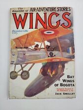 Wings Pulp Magazine December 1928 