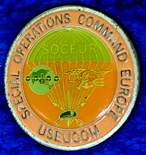 USN Special Operations Command Europe SOCEUR USEUCOM SEAL Challenge Coin PT-9 picture