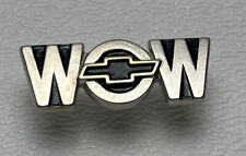 Chevrolet WOW Bowtie GM Dealer Accessory Hat Lapel Jacket Pin NOS NEW NIB  OEM picture