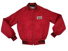Vintage Farm Bomber Jacket PAG Seeds Patch AG Agriculture Made In USA Full Zip L picture