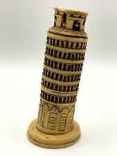 VTG Leaning Tower of Pisa Figurine Model Statue Statuette Italy 4.25” picture