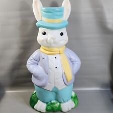 Vintage Empire Plastics Easter Bunny Rabbit Blow Mold Lighted Yard Decor 35