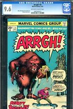 Arrgh #3 CGC GRADED 9.6 - satire - Sub-Mariner cameo - 2nd highest graded picture