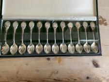 12 Days Christmas Sterling Silver Spoons Franklin Mint Carlos Sierra Franco IOB picture