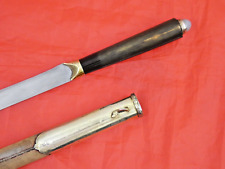 EXCEPTIONAL ANTIQUE DAGGER TURKISH OTTOMAN SILVER MOUNTED JEWELED GEM-SET Sword picture