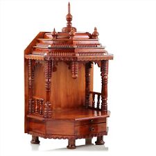 Premium Hand Made Large Rosewood Wooden Symbolic God House Indian Mandir Temple picture