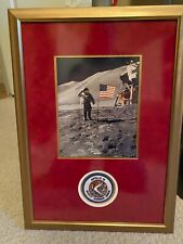 Apollo 15 Moonwalker Dave Scott Autographed Framed Lunar EVA Display picture