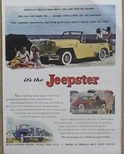 1949 Jeepster Ad (yellow) picture