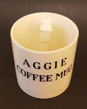 Texas A&M Aggie Coffee Mug Gag Cup. Vintage. Handle on Inside. Japan. picture