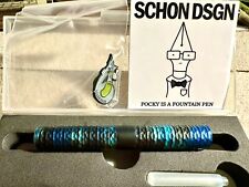Schon DSGN Pocket 6 Faceted Mariana Trench Fine #6 JoWo Nib picture