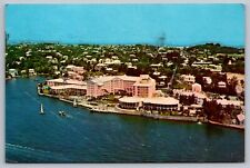 The Princess Hotel-Hamilton Harbor Bermuda Souvenir Postcard–VTG Tichnor Bros picture