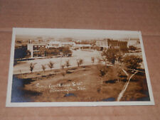 BLOOMINGTON NEBRASKA - 1910'S REAL-PHOTO POSTCARD - BIRD'S EYE from COURTHOUSE picture