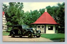 ROLLS-ROYCE CAR at WOODLEIGH REPLICAS PRINCE EDWARD ISLAND POSTCARD picture