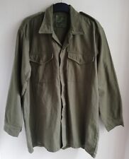 Vintage British Army Itchy Green Men's Combat Shirt Wool Ladybird Belfast Size 3 picture