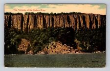 NJ-New Jersey, Palisades Of The Hudson River, Antique, Vintage Souvenir Postcard picture