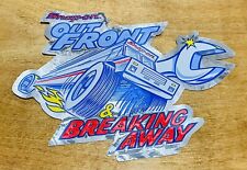 Vintage 1985 Snap On Tools Foil Decal sticker “Out Front Breaking Away”Old Stock picture