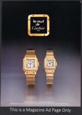 Les Must de CARTIER His Her Watch 1981 MAGAZINE AD Page picture