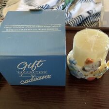 Avon 2004 Frisky Felines Candle Holder & Candle With Box, Unused picture
