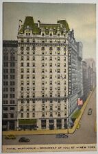 Hotel Martinique Broadway New York City Postcard c1940s picture