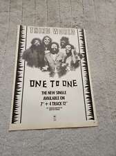 fpot171 MAGAZINE ADVERT 12X8.5 THIRD WORLD : ONE TO ONE picture