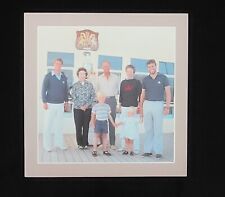 1983 Queen Elizabeth II Signed Royal Family Card Prince Philip Britis Royalty UK picture