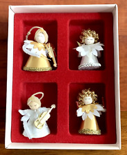 Handarbeit Ornate Hand Made Angels 4 Pieces Tree Vintage Ornaments Christmas picture