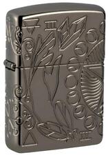 Zippo Armor Engraved Wiccan Design with Occult Markings Lighter 49689, NIB picture