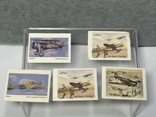 CRACKER JACK CARDS VINTAGE  AIRCRAFTS LOT OF 5 VINTAGE picture