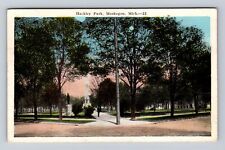 Muskegon MI-Michigan, Hackley Park, Antique Vintage c1925 Souvenir Postcard picture