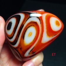TOP 105G Natural Polished Silk Banded Lace Agate Crystal Stone Madagascar QC173 picture