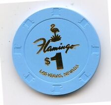 1.00 Chip from the Flamingo Casino Las Vegas Nevada Hot Stamp picture
