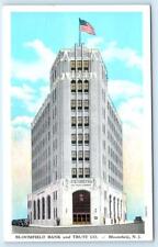 BLOOMFIELD, NJ New Jersey ~ Bloomfield BANK & TRUST c1920s Essex County Postcard picture