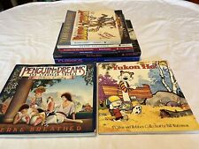 lot Of 8 Calvin and Hobbes/Bloom County Collection Books picture