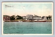East Gloucester MA, Hawthorne Inn Waterfront, Advertising Vintage c1914 Postcard picture