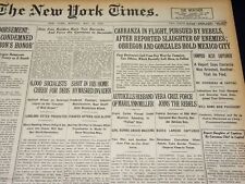 1920 MAY 10 NEW YORK TIMES NEWSPAPER - 6,000 SOCIALISTS CHEER DEBS - NT 8672 picture