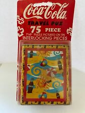 Vintage Coca Cola 75 piece Puzzle Fun Sun package picture