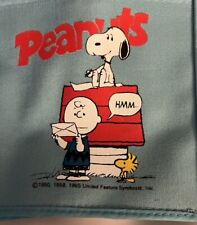 New Vintage Snoopy Woodstock Schulz Peanuts Canvas Tote Bag 1960s Charlie Brown picture