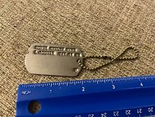 WWII US Army WAC Women's Army Corps Female Solider Dog Tag picture