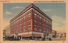 Postcard Fort Cumberland Hotel at Cumberland Maryland MD picture