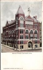 Postcard Masonic Temple in Davenport, Iowa picture