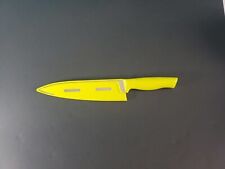Tupperware Chef Knife with Sheath Neon Green Verde New picture