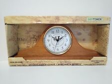 Solid Oak SkyTimer Quartz Table Clock NEW Westminster Chime picture