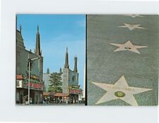 Postcard Sidewalk of the Stars & Grauman's Chinese Theater Hollywood California picture