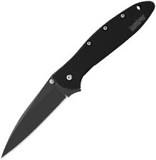 Kershaw Leek Framelock A/O Assisted Black Tungsten 14C28N Folding Knife 1660CKTX picture