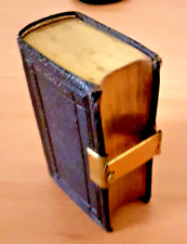 antique miniature book of common prayer, brass clasp. picture