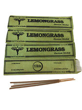 4 Tibetan Hand Rolled LEMON GRASS INCENSE STICK Natural Yoga Scent NEPAL 15p Pck picture